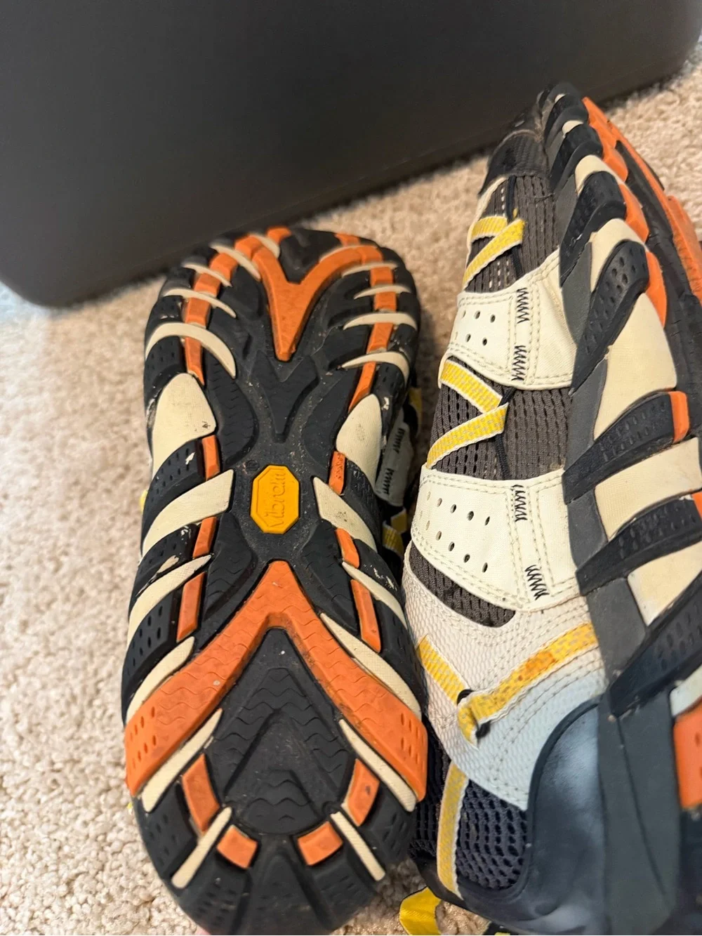 Merrell Continuum Waterpro Maipo Hiking Water Shoes Charcoal Yellow Size 9